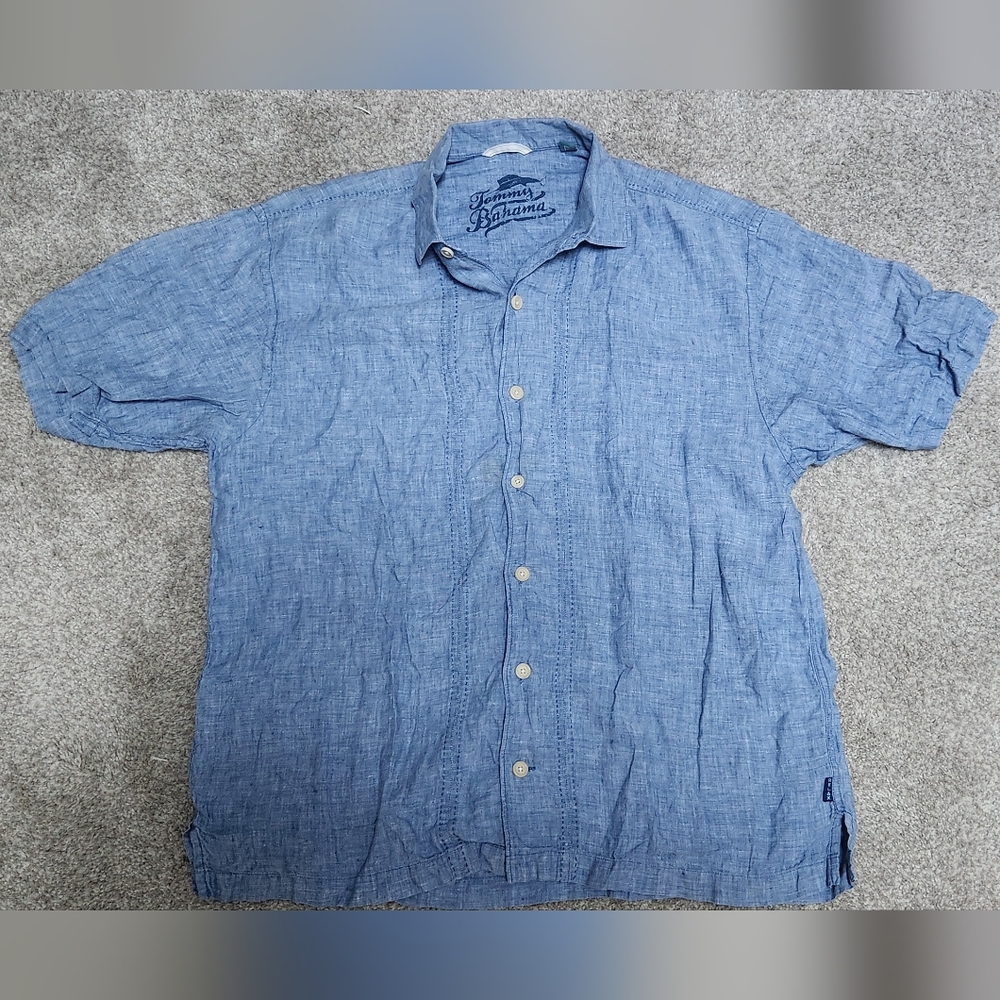 Tommy Bahama, men's short sleeved button up, size XL.